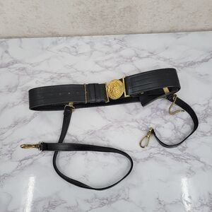 N.S. Meyer Inc. Vtg WWII US Navy Officer Sword Belt & Buckle